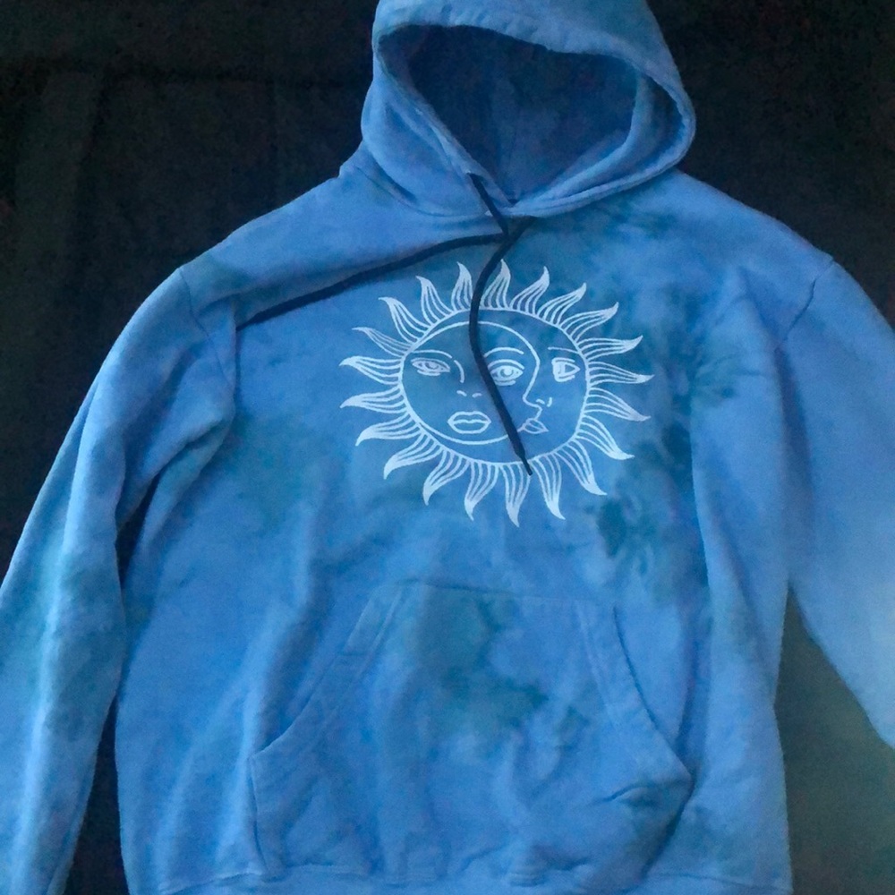 Men’s medium sun and moon hoodie/sweatshirt